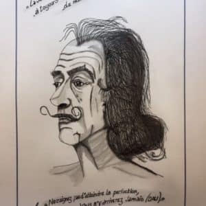 Salvador DALI citations et portrait - patrice Vannicatte
