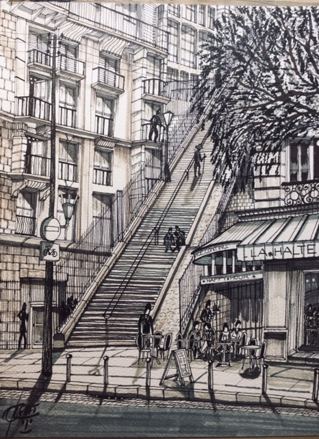 Une Halte à Montmartre-Patrice Vannicatte