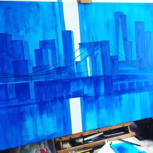 pont de brooklyn acrylique 2